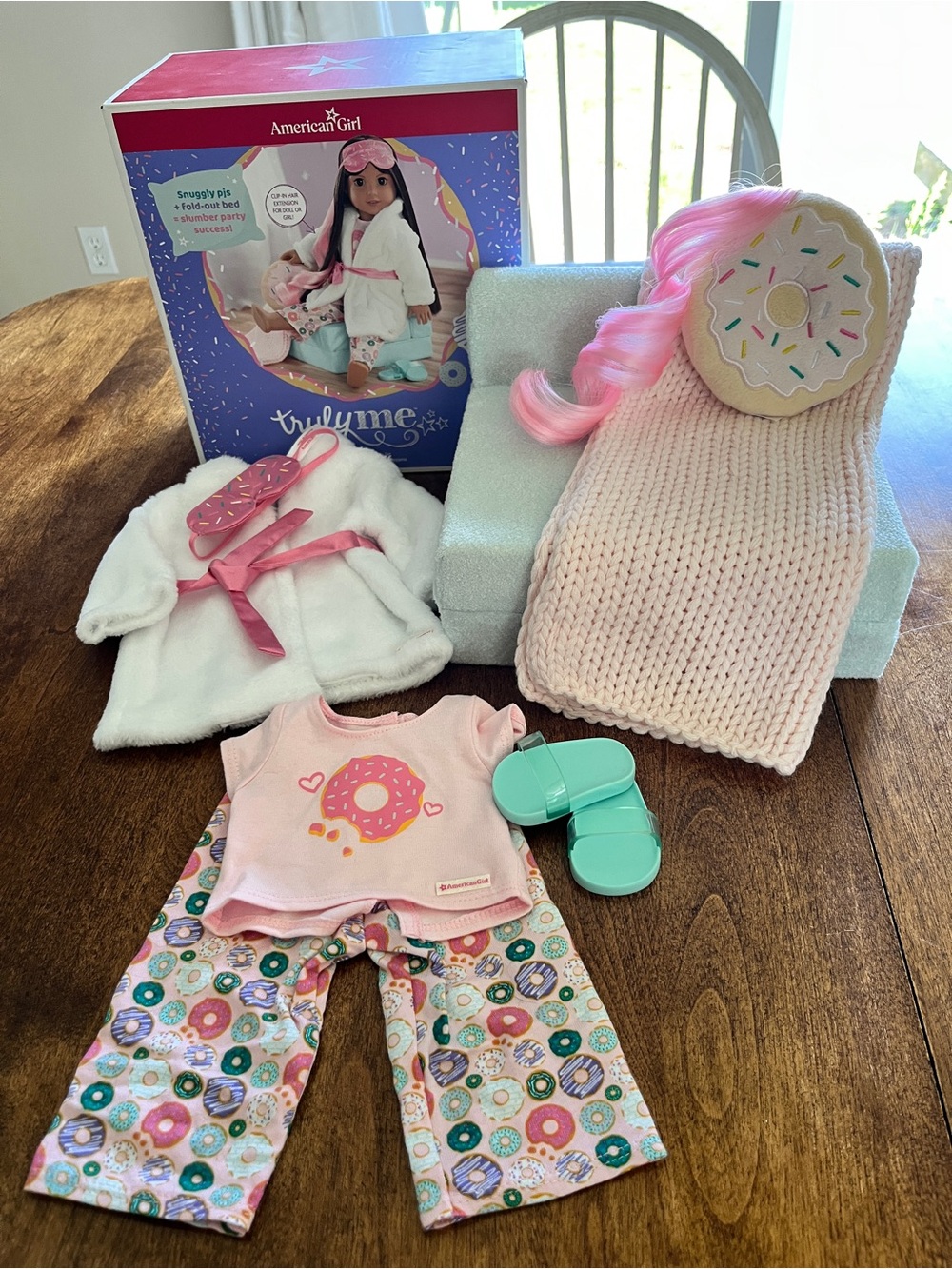 American Girl Truly Me Sweetest Slumber Party Set – Complete w/ Box